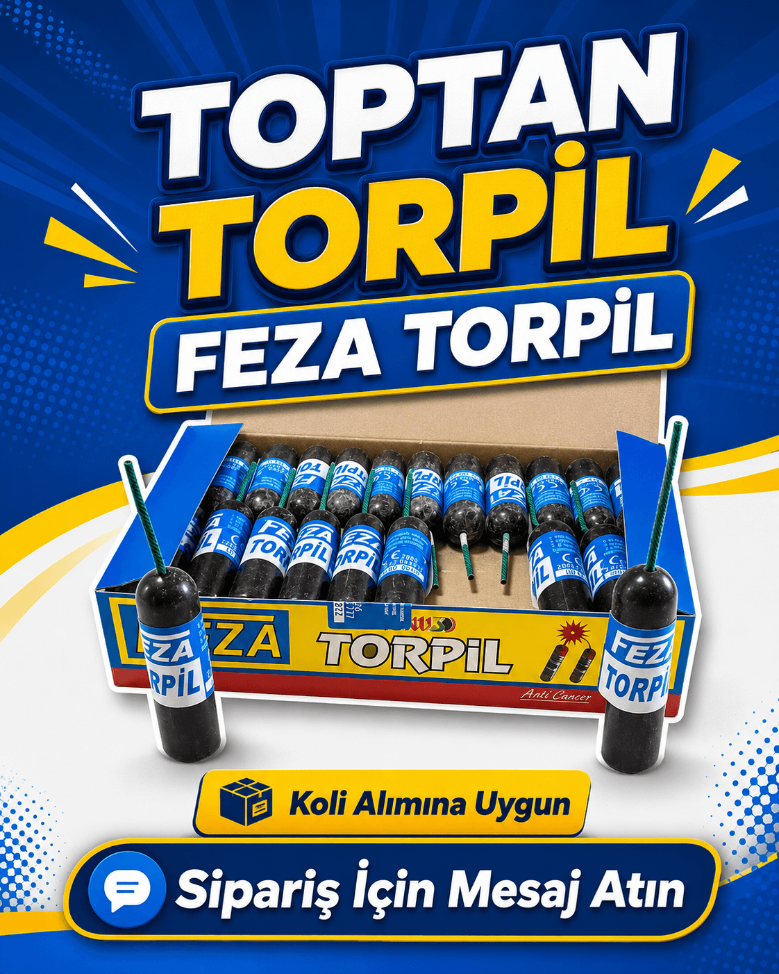 Torpil ürün görseli - renkli torpil modelleri